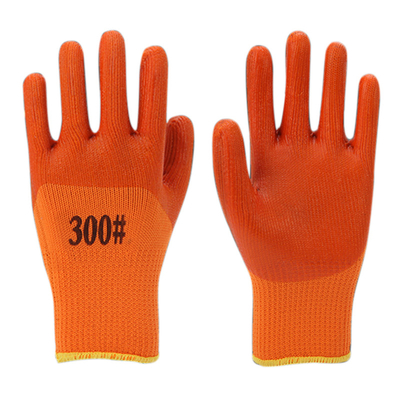 El PVC mecánico de la seguridad de la construcción SJS300 cubrió guantes de trabajo gruesos