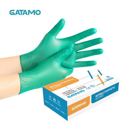 SN209 pulverizan el hogar al por mayor de los guantes libres del nitrilo que los guantes de la categoría alimenticia dan pulverizan el vinilo libre Ni cosmético de los guantes