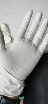 Los guantes blancos del látex del látex de los guantes de alta calidad del examen barato pulverizaron guantes del látex