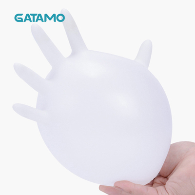 Guantes naturales del examen del látex G38 que limpian los guantes del látex para los guantes pulverizados del látex de la seguridad en el trabajo de la cocina
