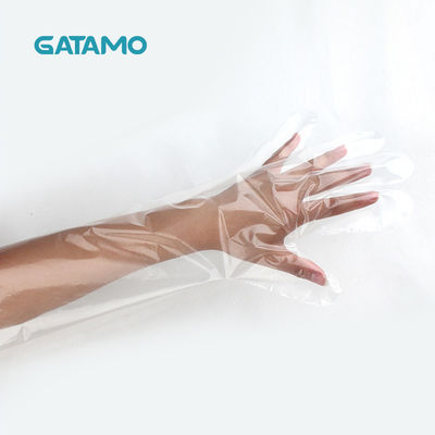 Guantes veterinarios animales plásticos PE de los guantes disponibles de SN29 de la longitud disponible de alta calidad PE del brazo