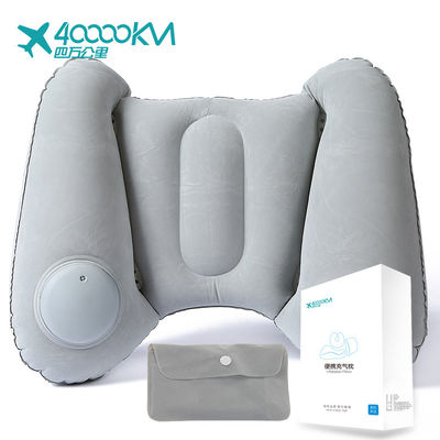 Un amortiguador más de espalda del viaje de la ayuda de la válvula SW9014 del viaje de la almohada del coche de la silla de la ayuda lumbar inflable grande de la postura