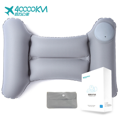 Viaje portátil de encargo de la almohada inflable al por mayor TPU del viaje SW9012 que acampa caminando el amortiguador inflable de la parte posterior de asiento de carro del aire